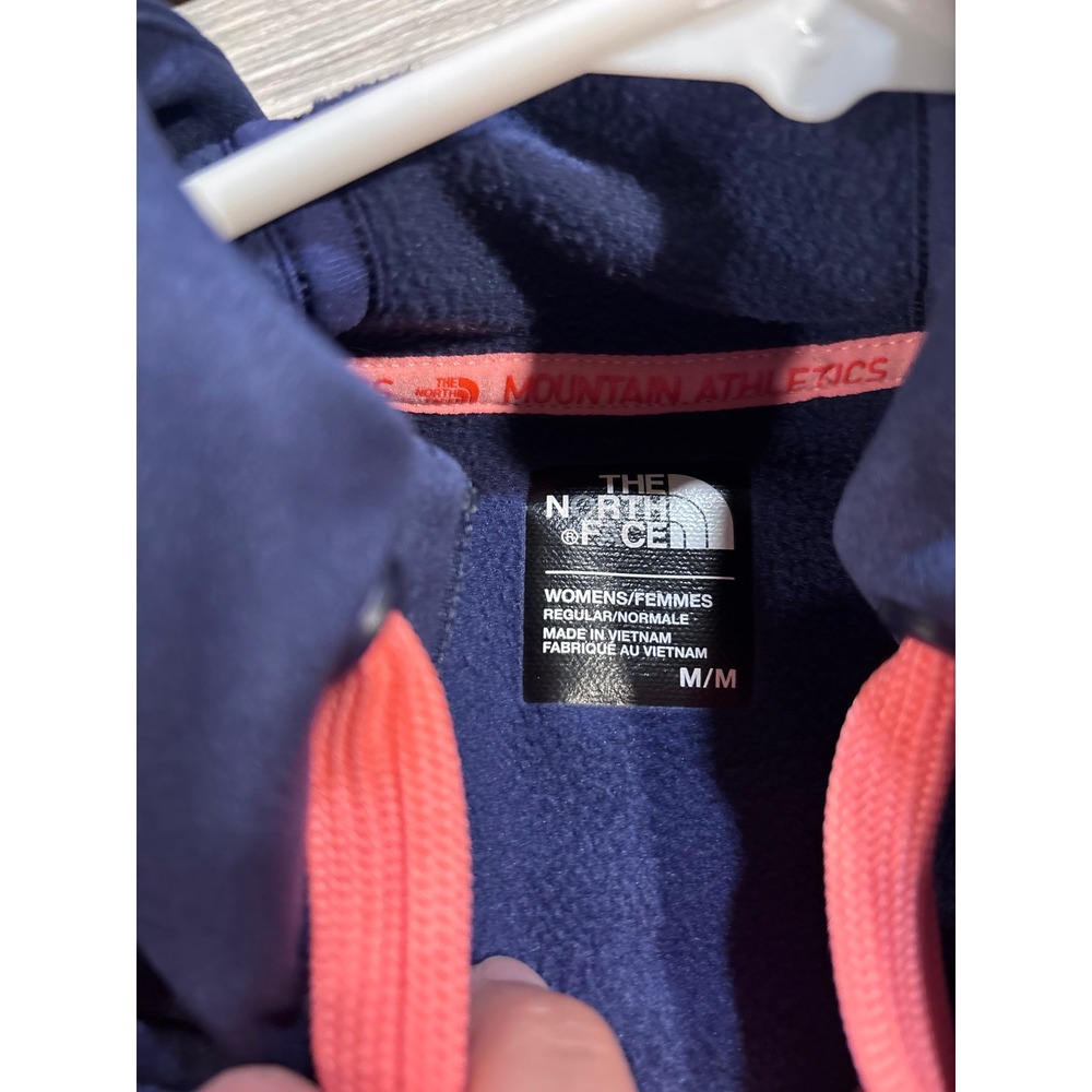 The North Face Mountain Athletics Womens Navy Blue Full Zip Hoodie Size Medium - Picture 4 of 5